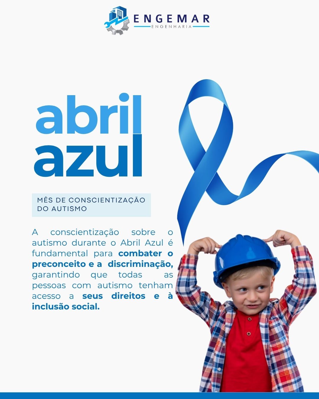 Abril Azul: conscientização, respeito e inclusão no Transtorno do Espectro Autista